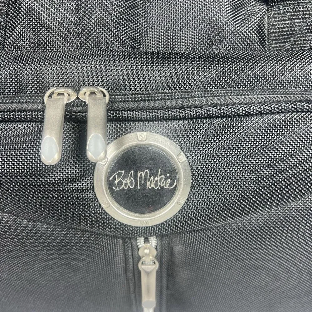 Bob Mackie Black Carry On Bag Vintage New With Tags